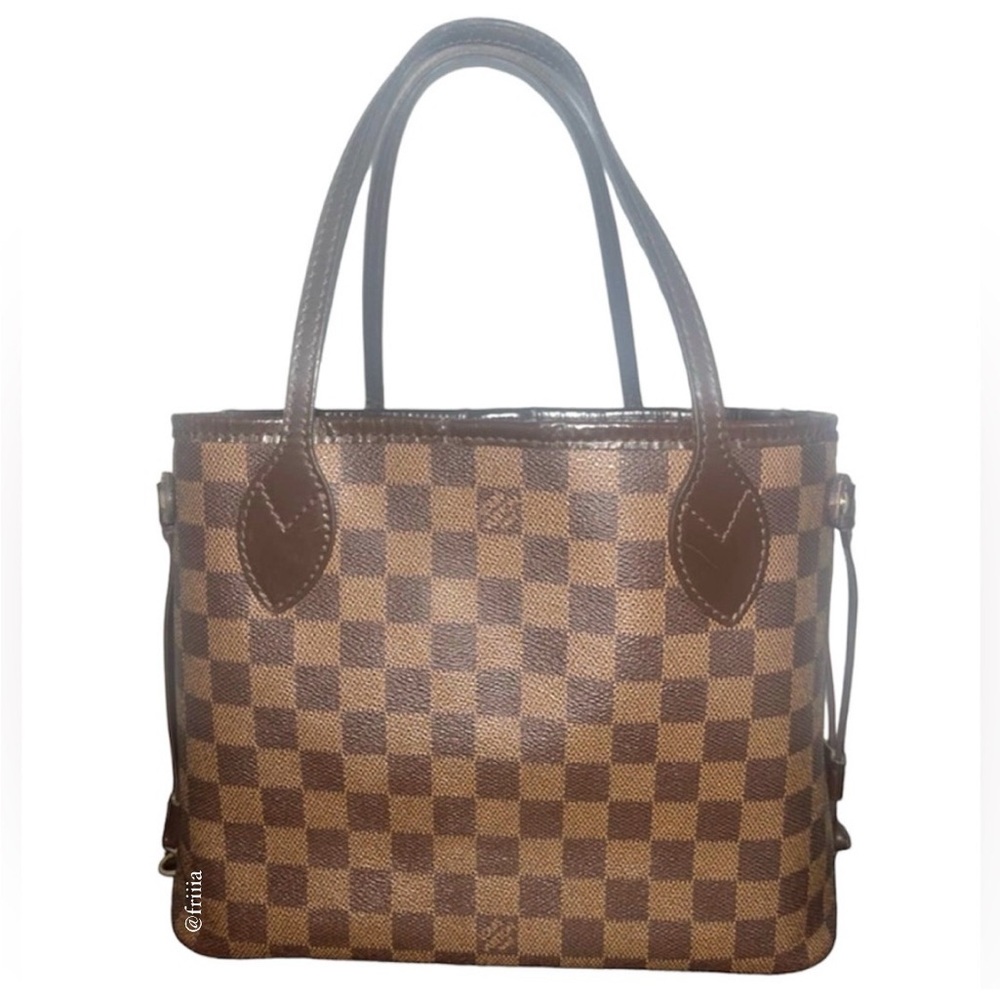 SOLD louis vuitton neverfull pm damier ebene.